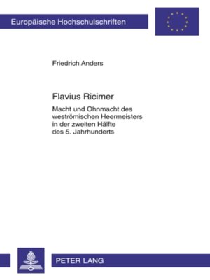 cover image of Flavius Ricimer